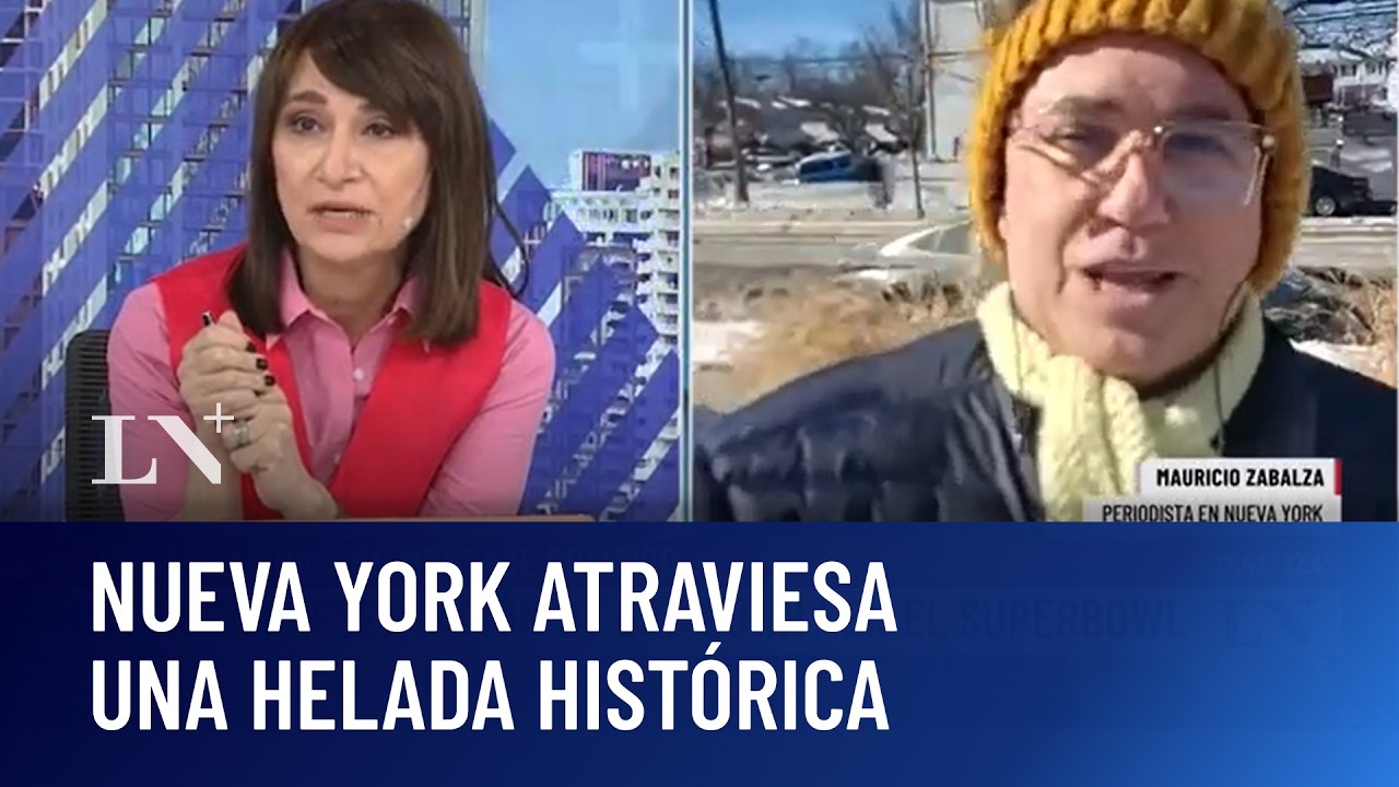 Nueva York atraviesa una helada histórica: la ciudad registró cerca de -16°C
