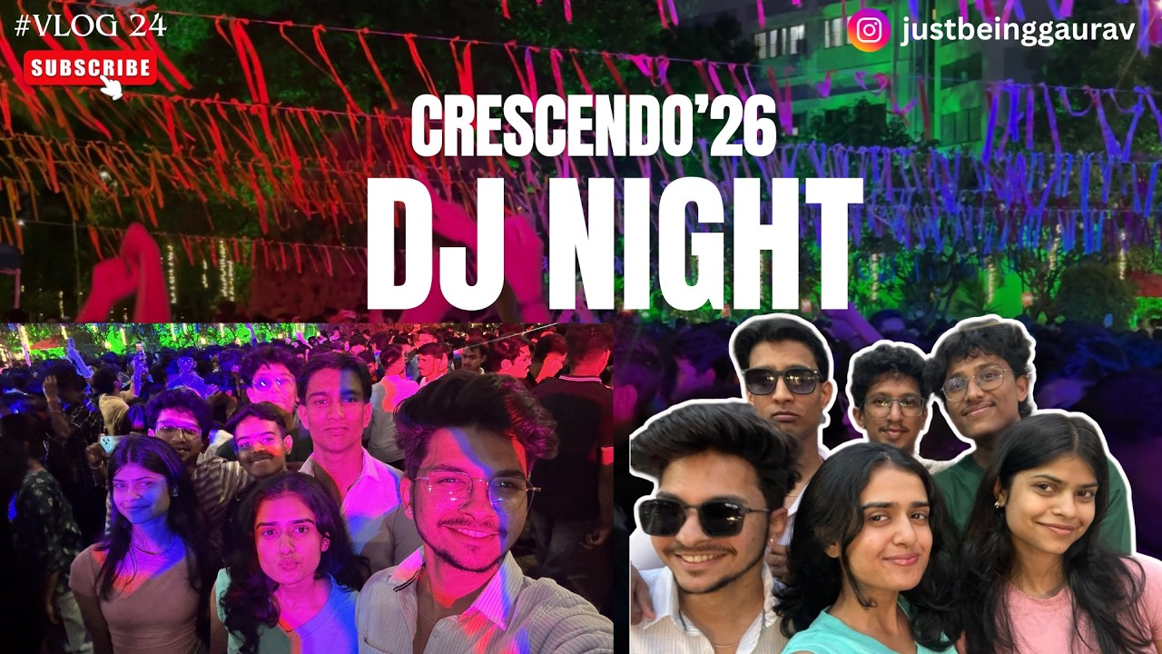 CRAZIEST DJ Night at VIT Pune 😳🔥 | Crescendo Went Out of Control!