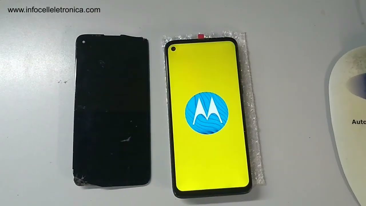 Troca da tela completa - Celular Motorola Moto G8 Power (XT2041) - Resultado de servi&ccedil;o