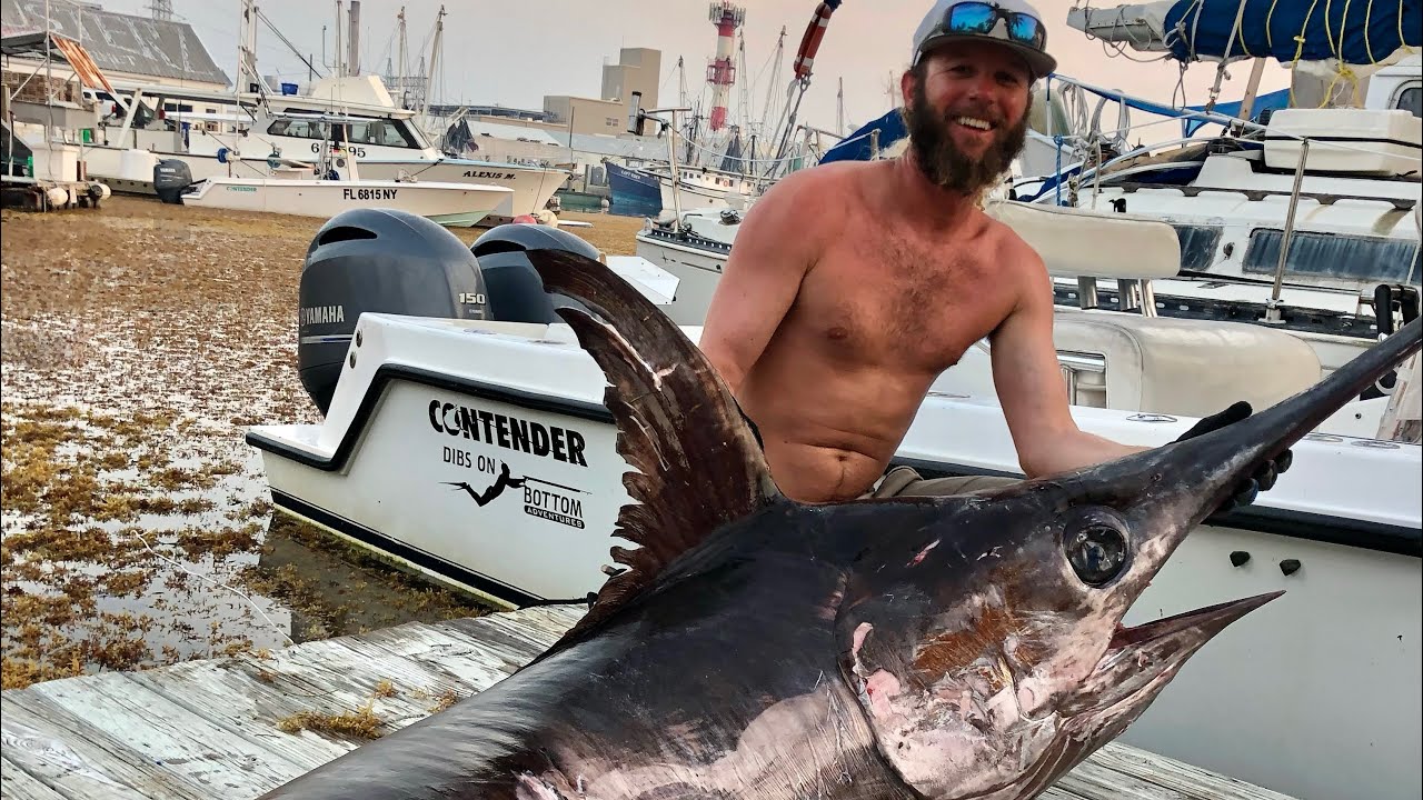 324 lb swordfish caught solo - daytime swordfishing - Key West Fl KWWM ep.1