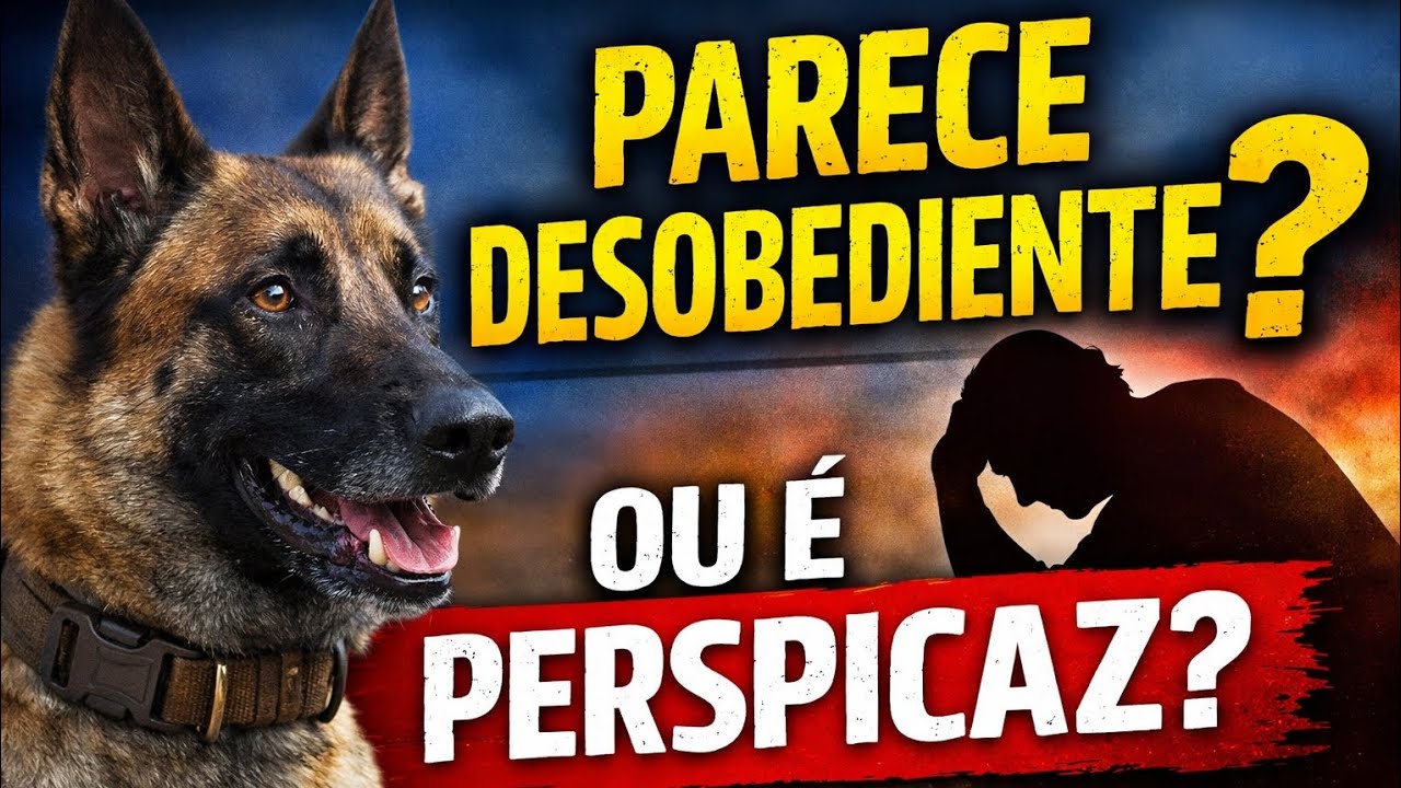 Por que o Malinois Parece Desobediente (e Quase Nunca É)