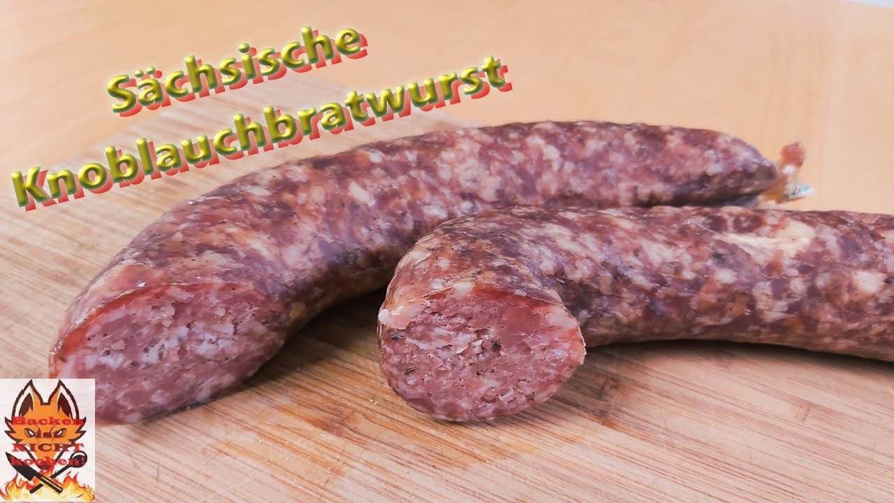 Sächsische Knoblauchbratwurst