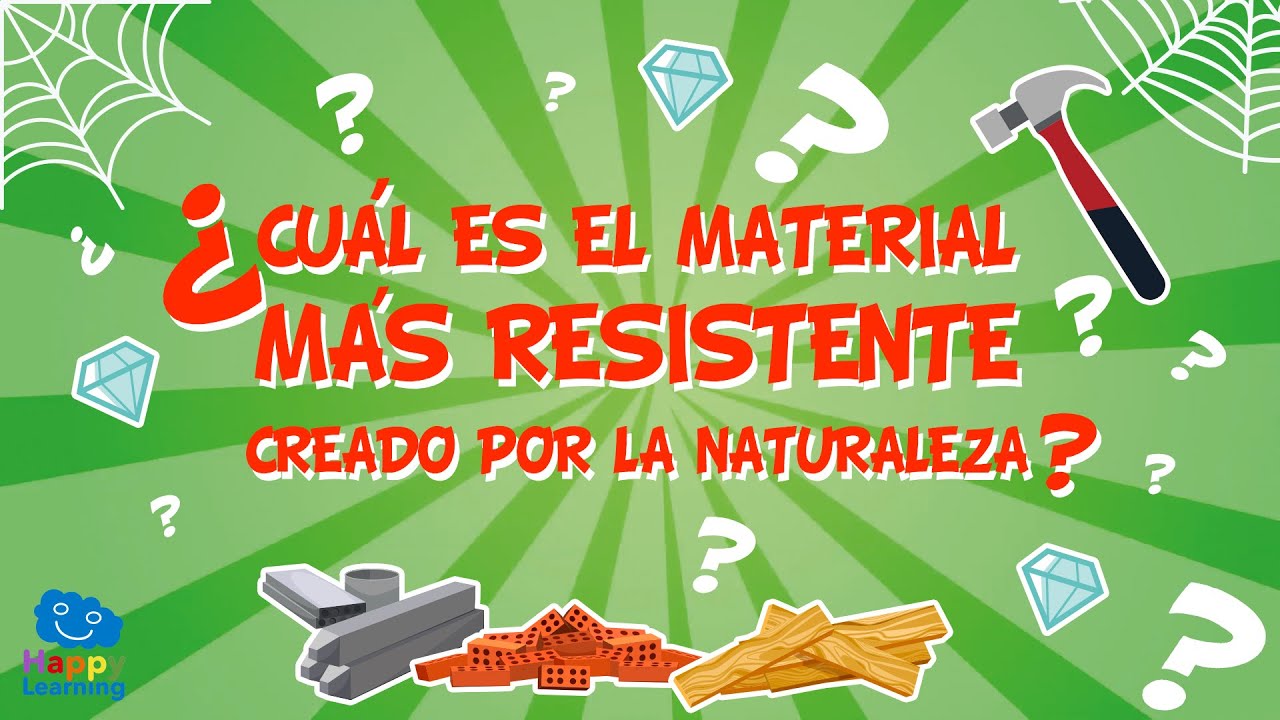 &iquest;Cu&aacute;l es el material m&aacute;s resistente creado por la naturaleza? 🕷🕸  | V&iacute;deos educativos para ni&ntilde;os.