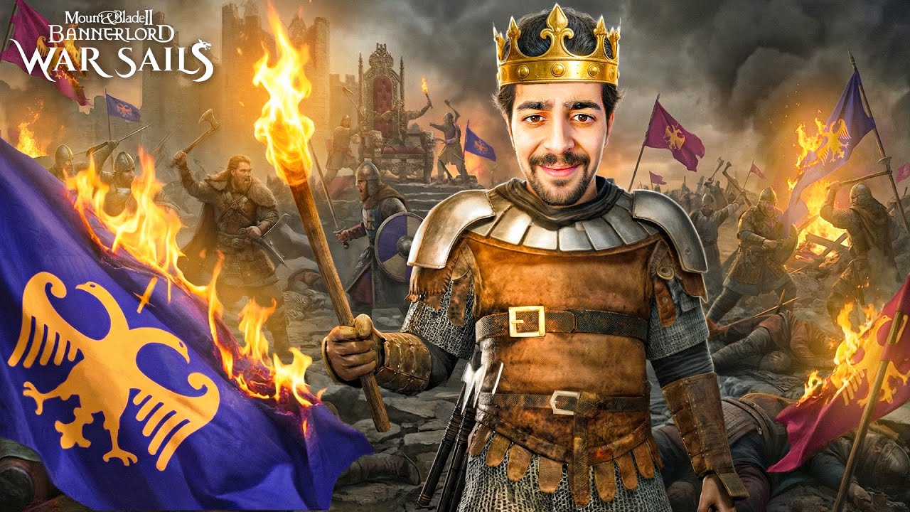 کل امپایرهارو نابود کردم ! ( داستان اصلی بازی تموم شد ) 🔥👑 | Bannerlord - War Sails