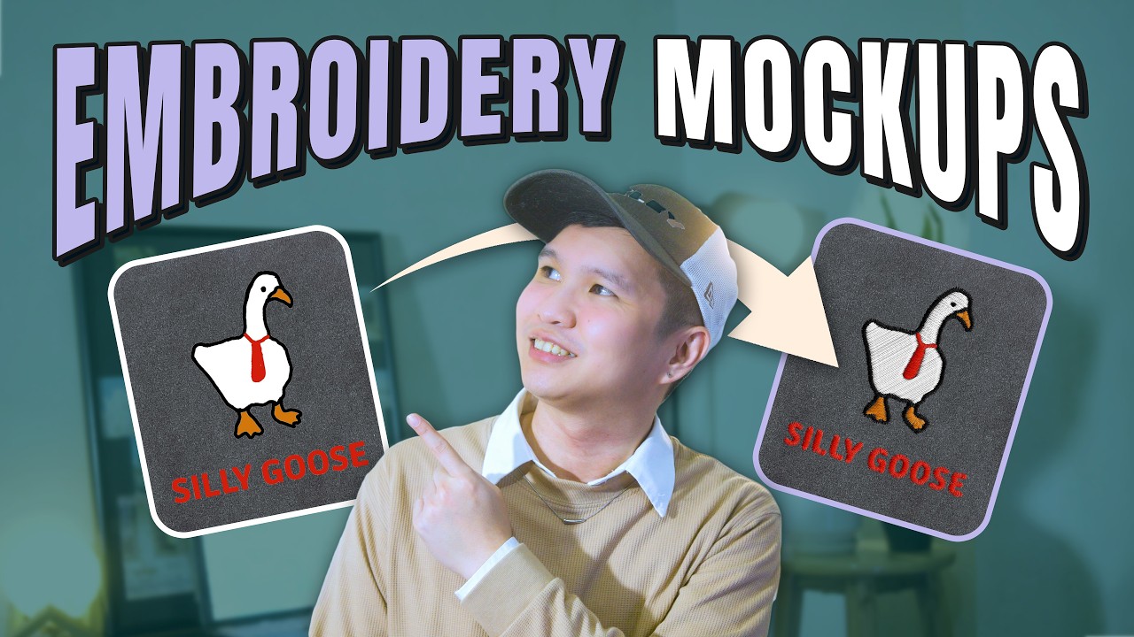 3 Ways to Make Realistic Mockups for Embroidered Print on Demand Products