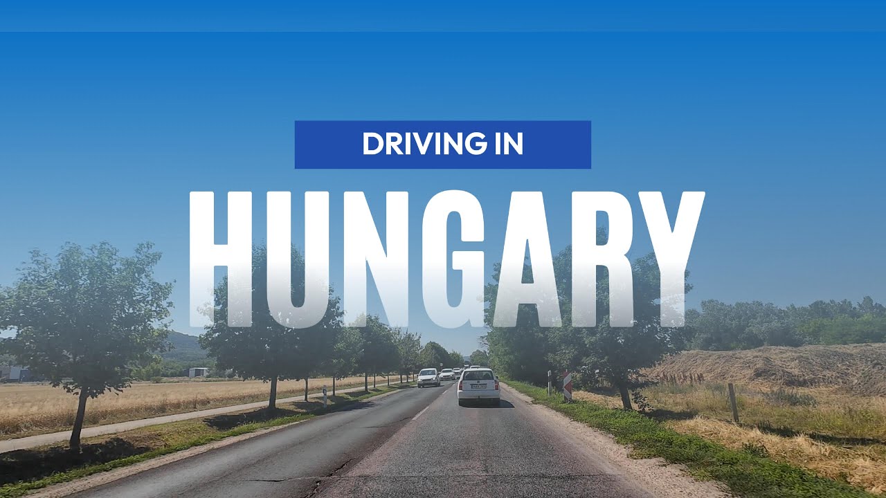 [4K] Driving in Hungary | Tardos to Tata and Lotte Chemical (Early Summer Views)