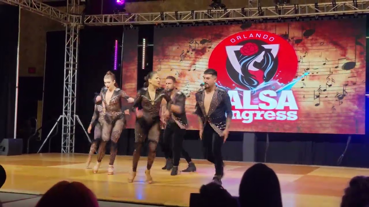 FLAVOR FACTORY semi pro team         At  Orlando salsa congres 2023