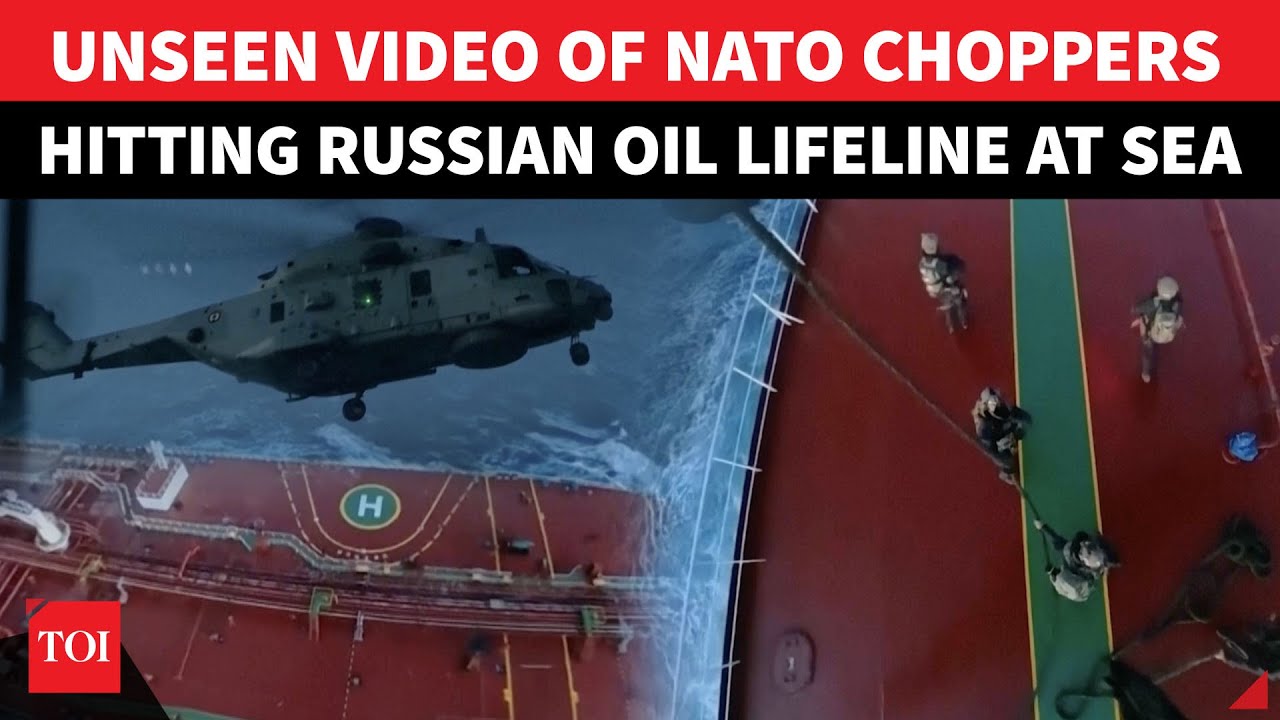 First Footage Of NATO Forces ‘HIJACKING’ Russian Oil Tanker | Macron Vs Putin New War Begins