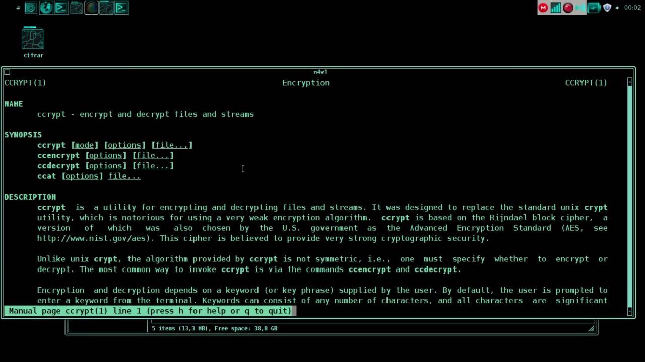 Terminal linux - cifrar archivos facil y rapido con ccrypt