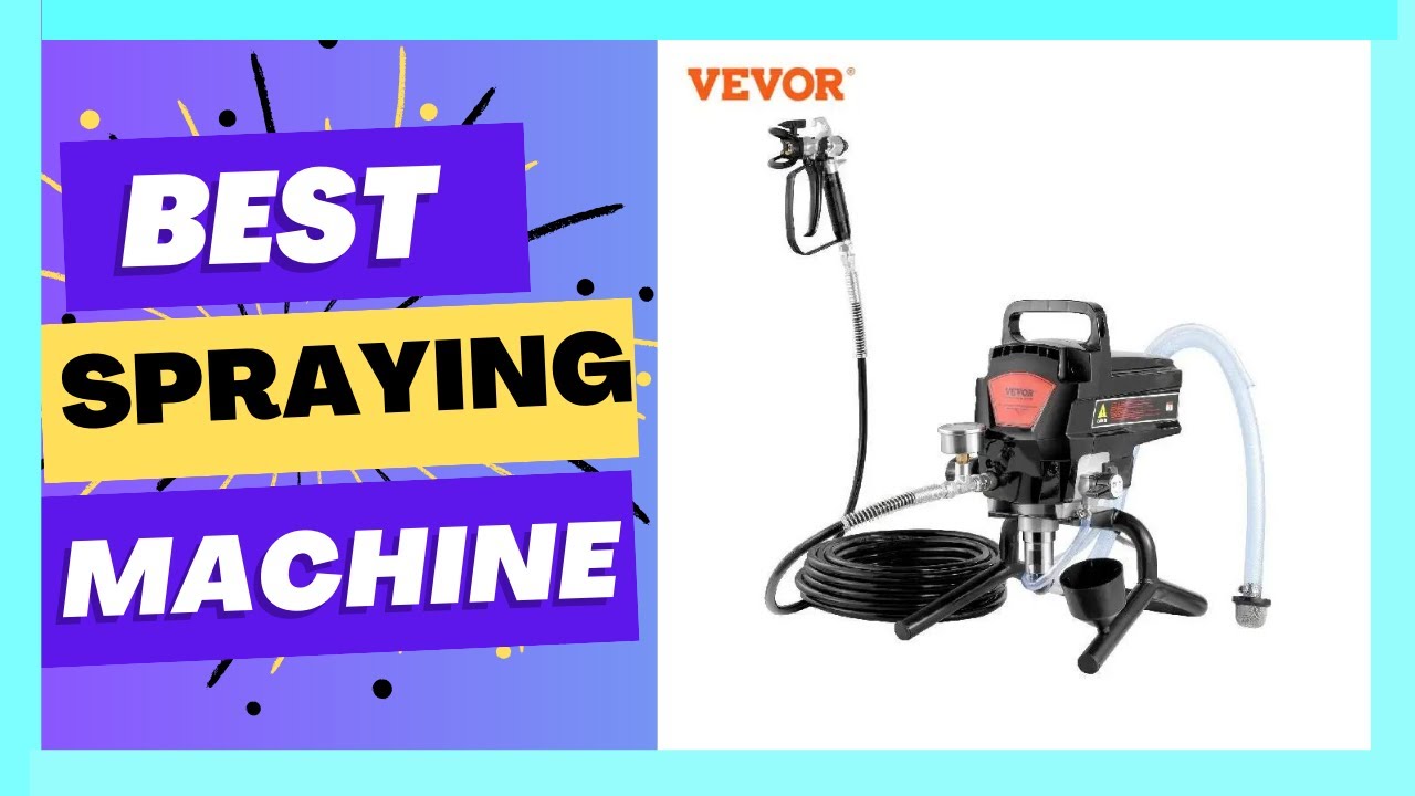 VEVOR 750W 950W Airless Paint Sprayer 3000PSI High Efficiency Electric