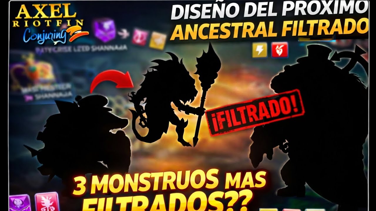 🎨¡FILTRADO EL DISEÑO del Próximo Ancestral! +3 Monstruos Más / LLEGA LA ERA DE LIBERACIÓN!!! 