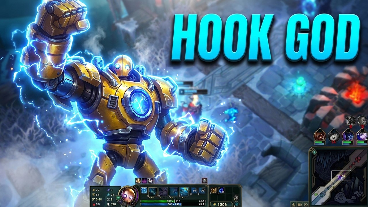 HOOK. PULL. DESTROY. | BLITZCRANK ARAM 🧬