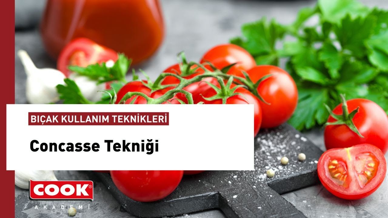 Concasse Kesim Tekniği | COOK Akademi | Bıçak Kullanım Teknikleri Bölüm 5
