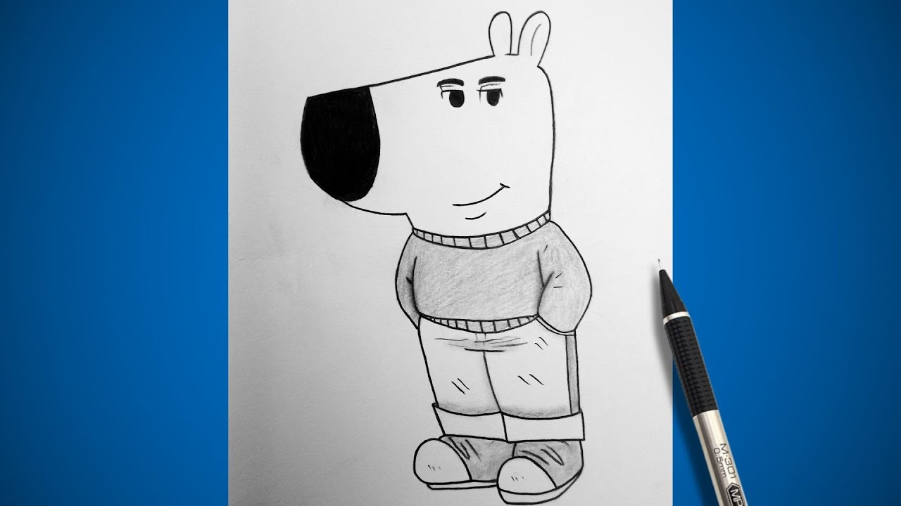 How To Draw  A Chill Guy Easy Step By Step | Just A Chill Guy Drawing Tutorial For Beginners