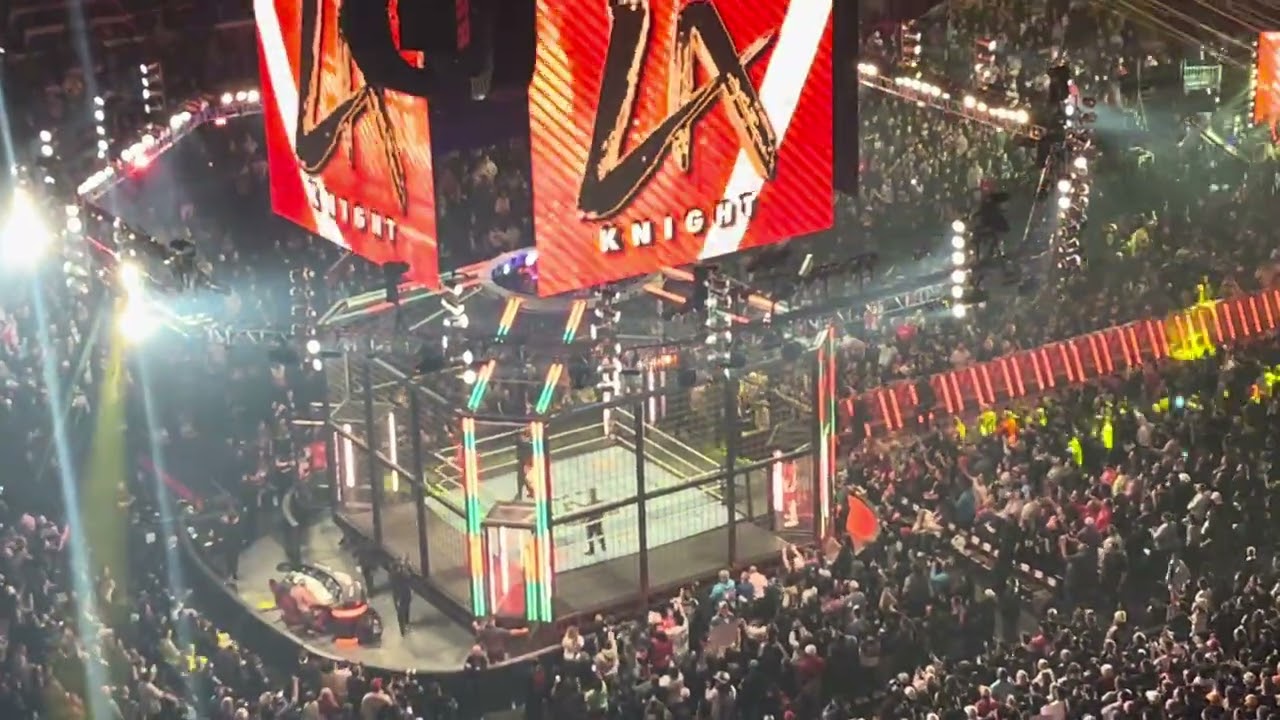LA Knight Entrance Live Elimination Chamber 2026