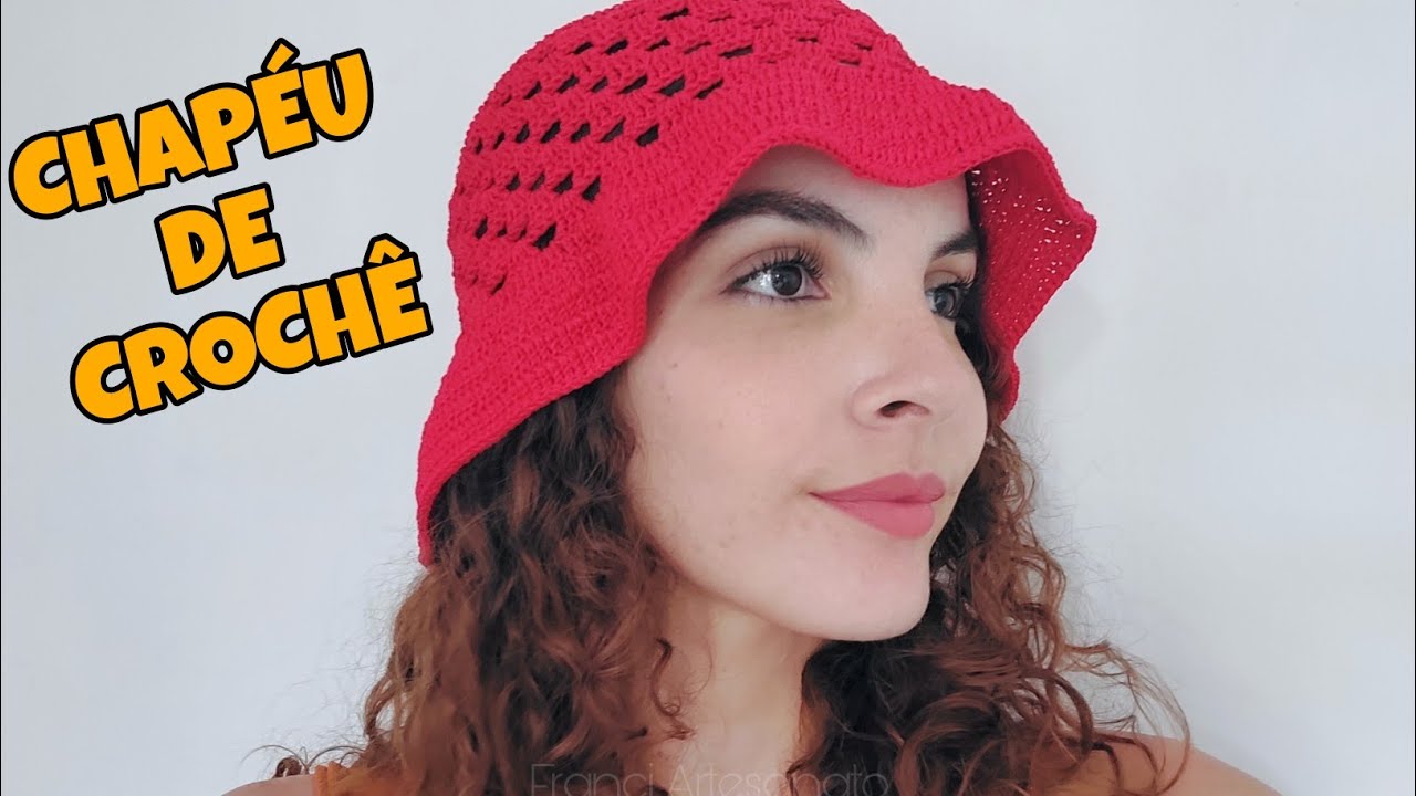 BUCKET HAT DE CROCHÊ/ Chapéu de Crochê para adulto | fácil e rápido | FRANCI ARTESANATO