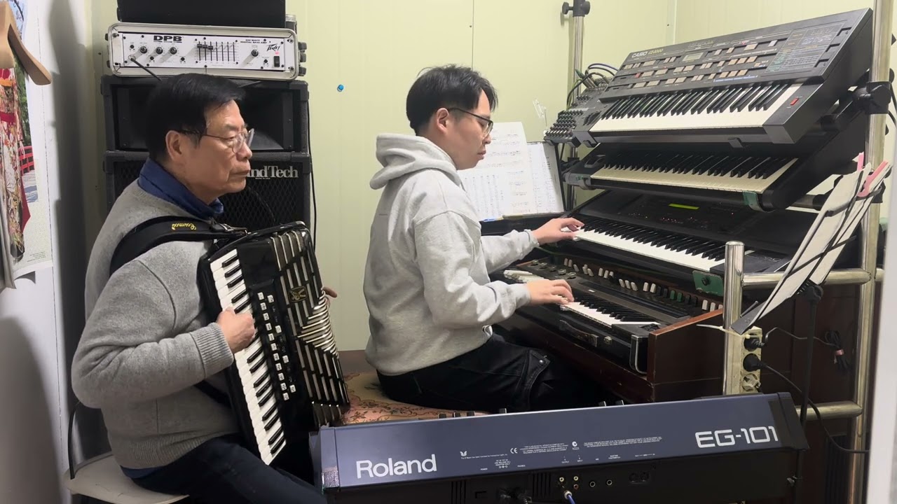 146. 도롯도메들리. 여인우정 압록강칠백리 #전자올겐연주