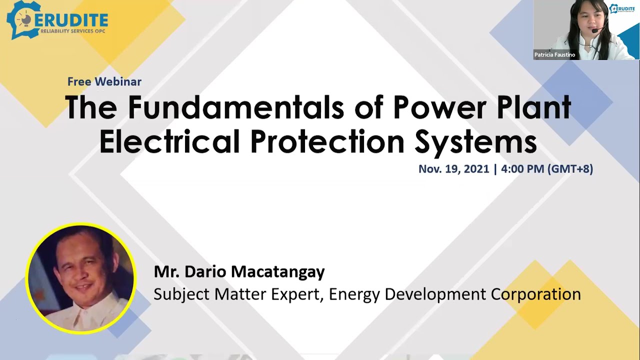 WEBINAR: The Fundamentals of Power Plant Electrical Protection Systems
