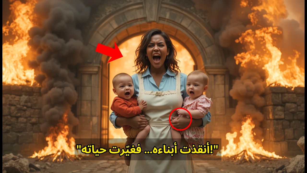 خادمة فقيرة أنقذت التوأم… فغيّرت مصير العائلة!