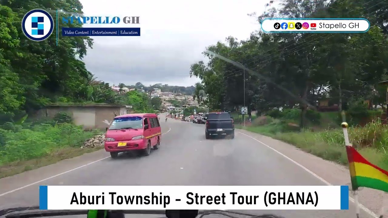ABURI TOWNSHIP Tour - GHANA 🇬🇭