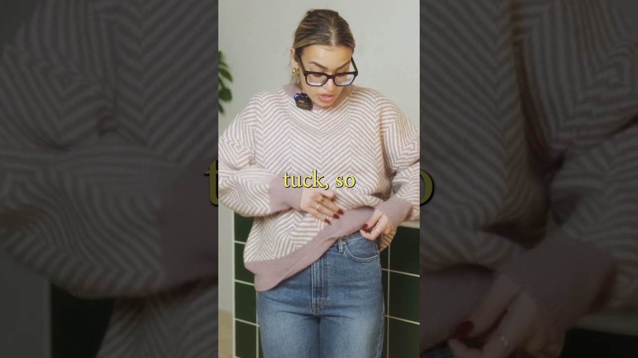 How to tuck in your sweater (‘French Tuck’)