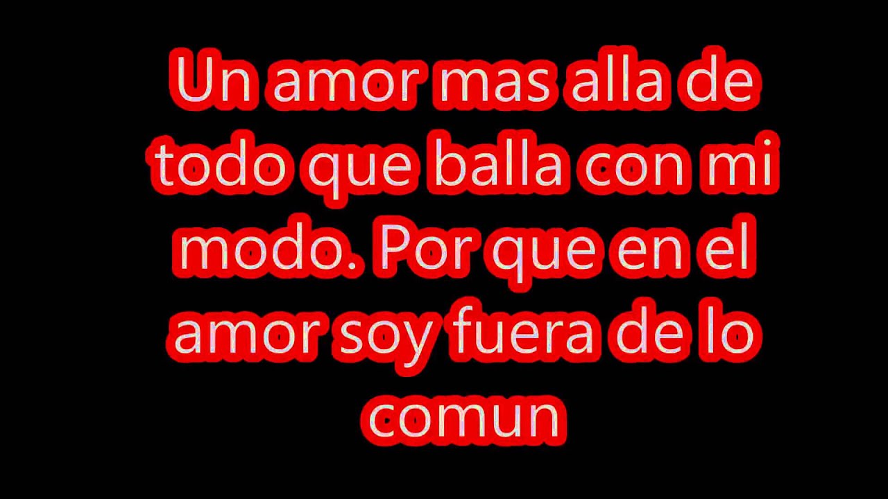 Un Amor Fuera De Lo Comun (Letra) Salsa Baul