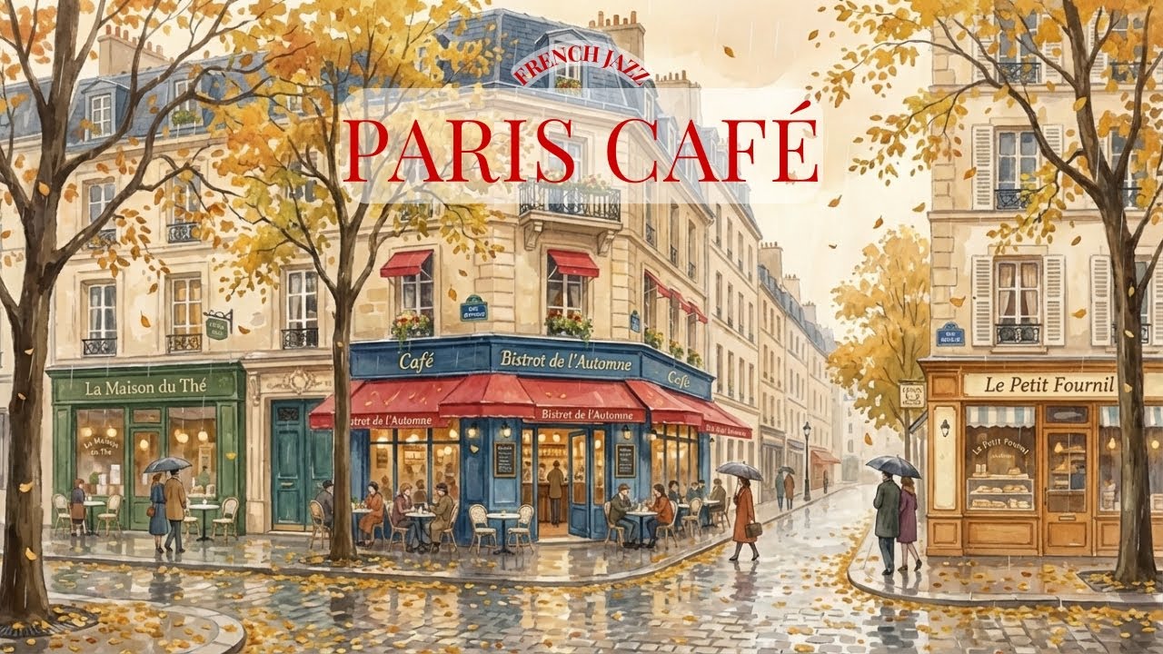 𝐏𝐀𝐑𝐈𝐒 𝐂𝐀𝐅𝐄́ 💖 French Instrumental Music  — Coffee Playlist | Guitar & Accordion