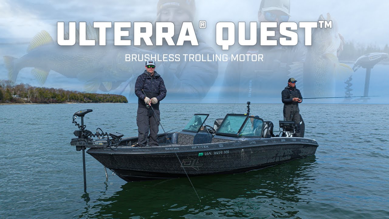 Chasing Big Water Walleye [Ulterra QUEST Trolling Motor Advantages]