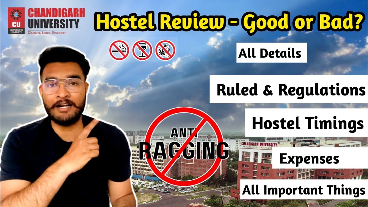 Chandigarh University | Hostel Facilities| Laundry | Games | Sports | Mess | Timings  Hostel life CU