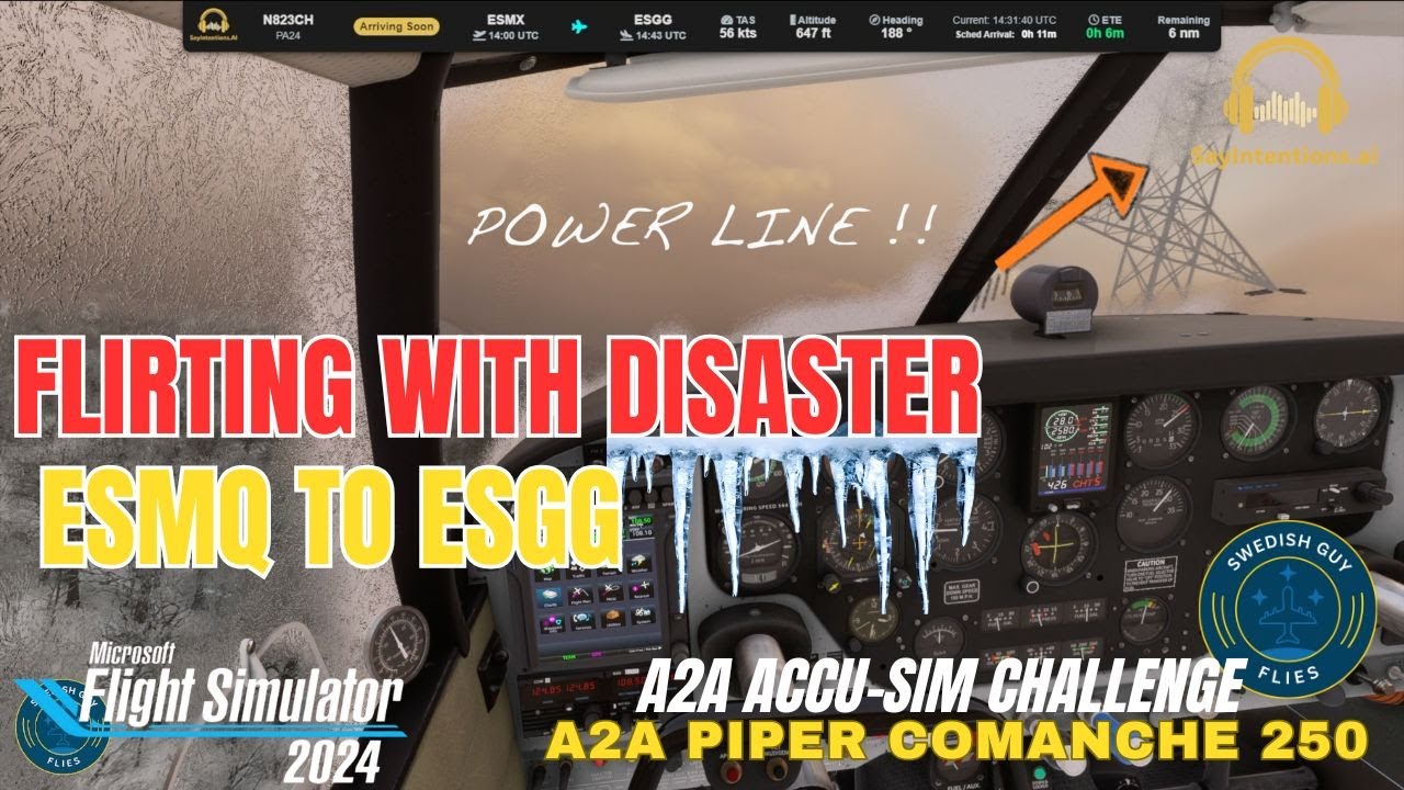 Flirting with Disaster | Accu-Sim Challenge | A2A Piper Comanche