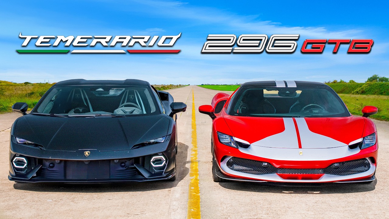 Can Ferrari beat the FASTEST LAMBO EVER? DRAG RACE