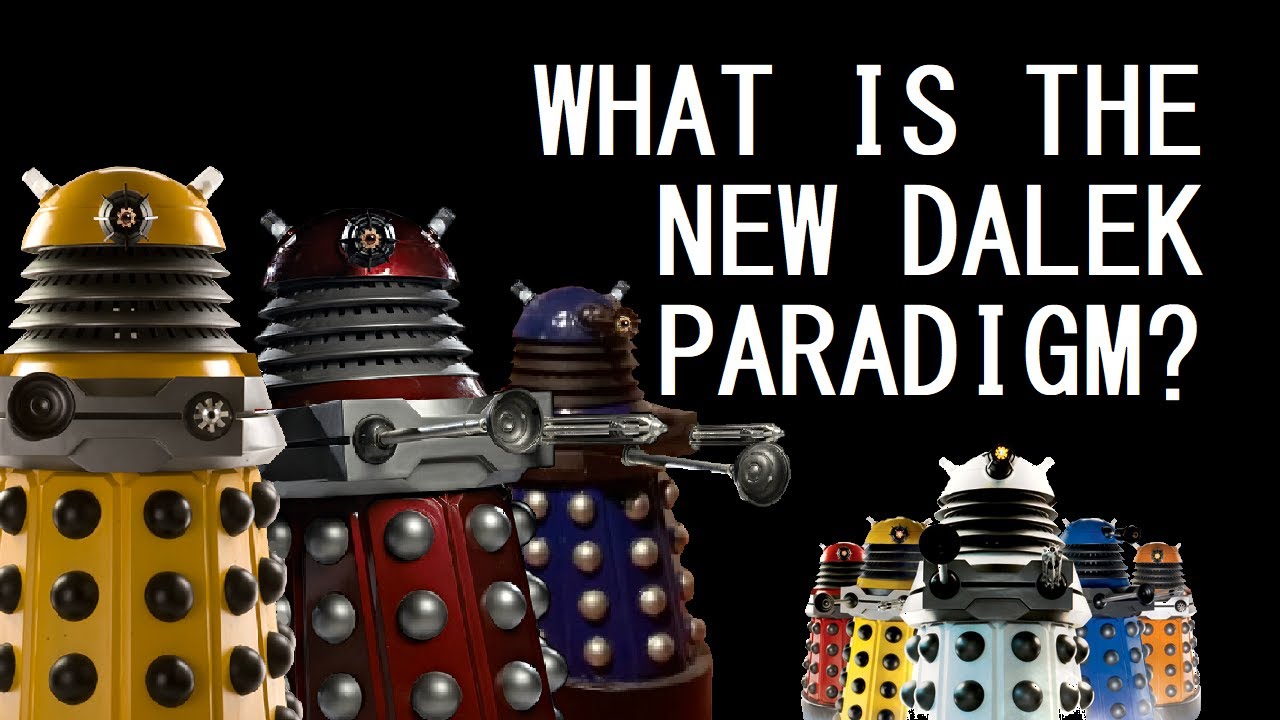 The different ranks of the New Dalek Paradigm