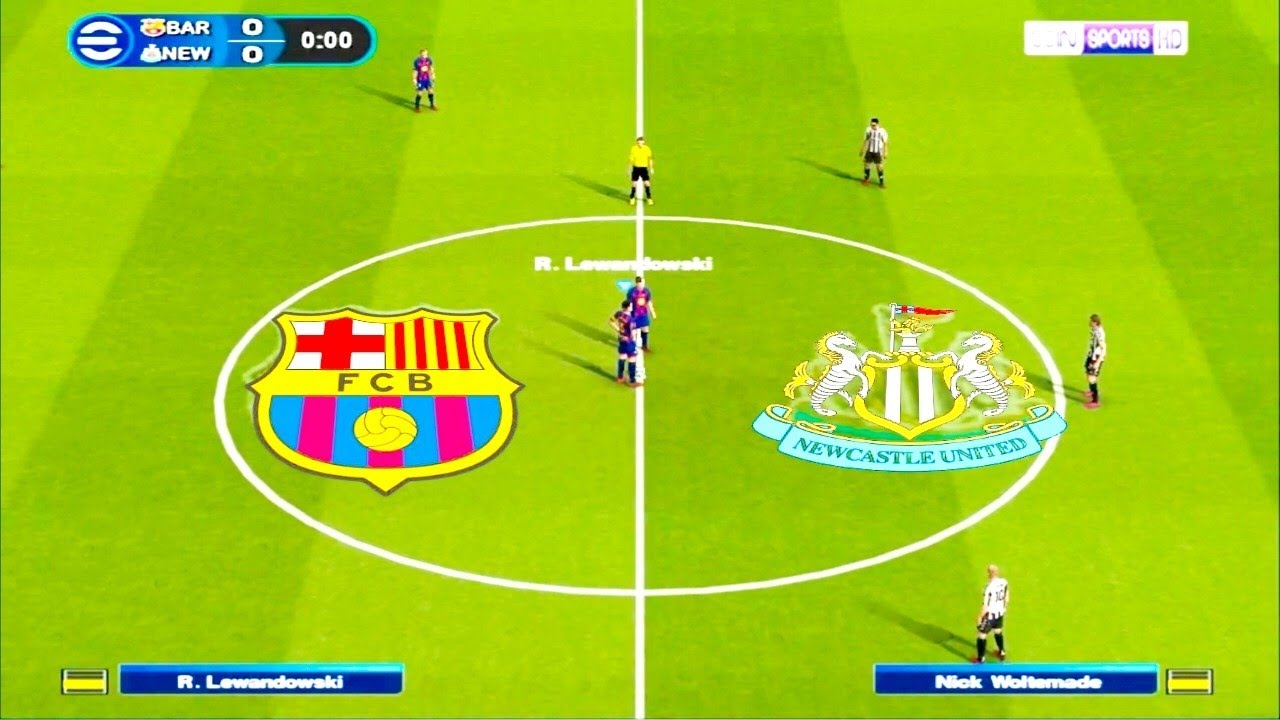 PES 2026 Барселона против Ньюкасл Юнайтед | PS 2