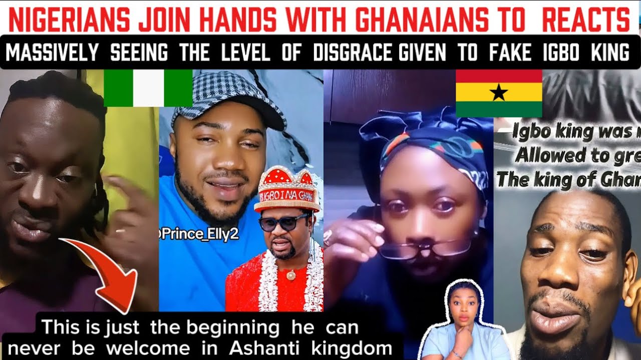Nigerians Join hands with Ghanaians to react massively seeing the level of disgrace given to Igbo🇬🇭