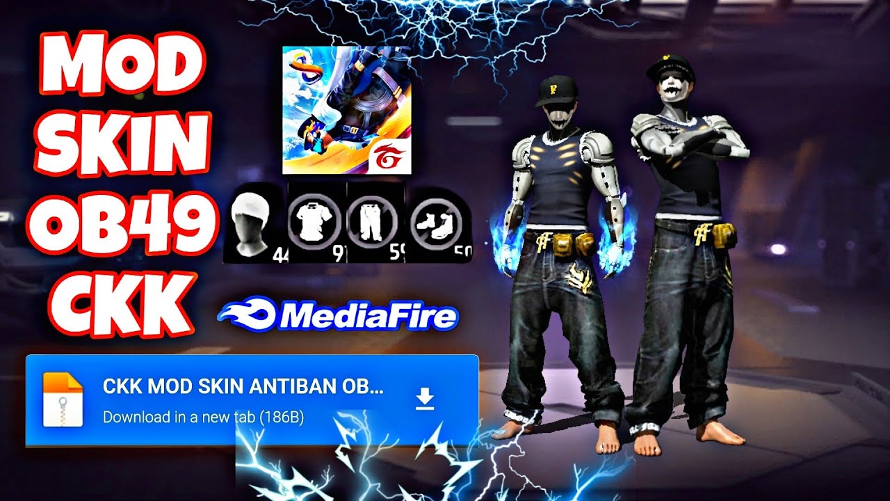 Mod Skin FF Mod G&oacute;i Đồ Player Nước Ngo&agrave;i V45 Vip Free Fire OB49 ANTIBAN 🔥 Kh&ocirc;ng Kh&oacute;a Acc Mới Nhất