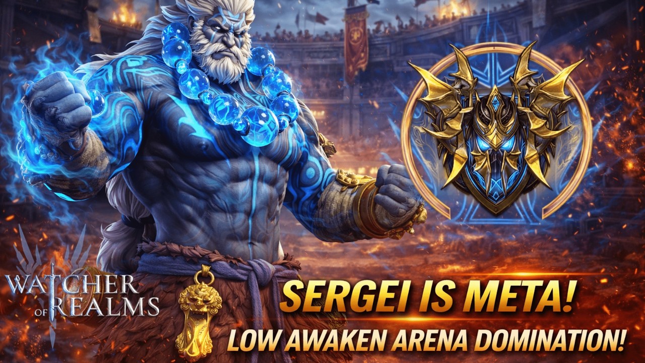 SERGEI BROKE THE META! | New #1 Single-Target Arena | Low Awaken Team | Watcher of Realms