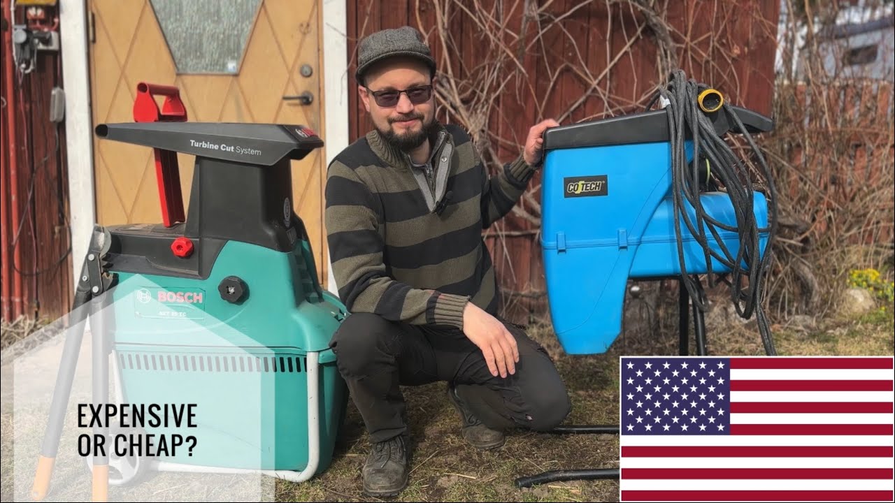 Garden shredders, cheap VS expensive model. How much difference is it?