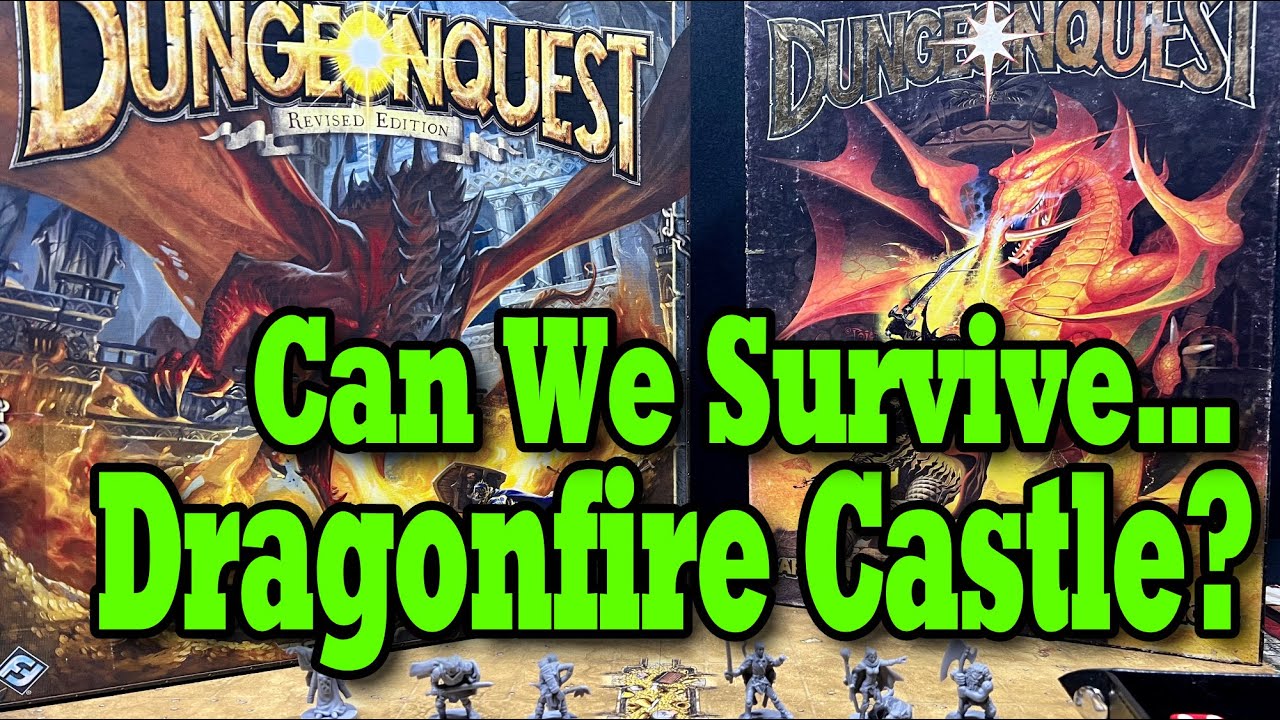 DungeonQuest - Can We Survive Dragonfire Castle? (Play Through)