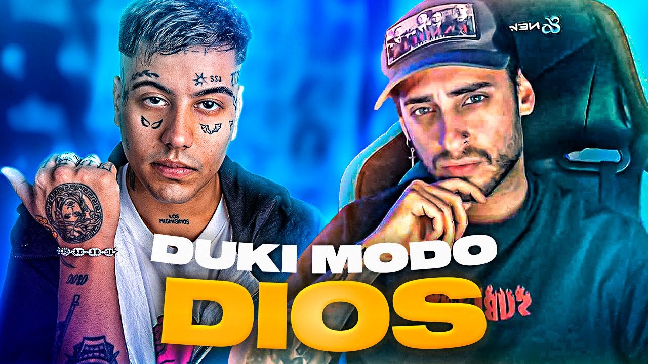 BLON REACCIONA A DUKI EN MODO DIOS | 