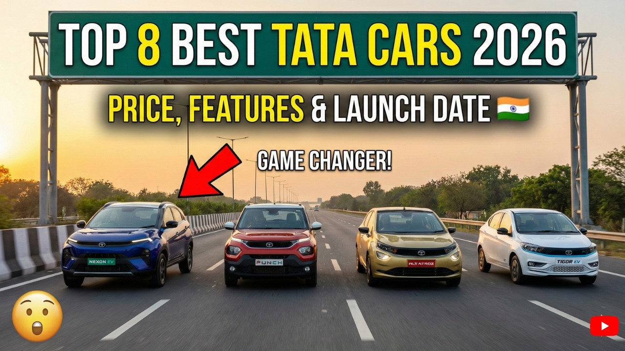 Топ-8 лучших автомобилей Tata для покупки в 2026 году | Цена, характеристики и дата выпуска 🇮🇳