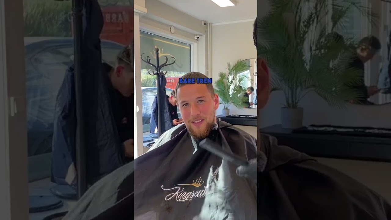 Johannes Nunez i stolen💈, book time via Instagram: blenzzoo #johannesnunez #kfum #oslobarber