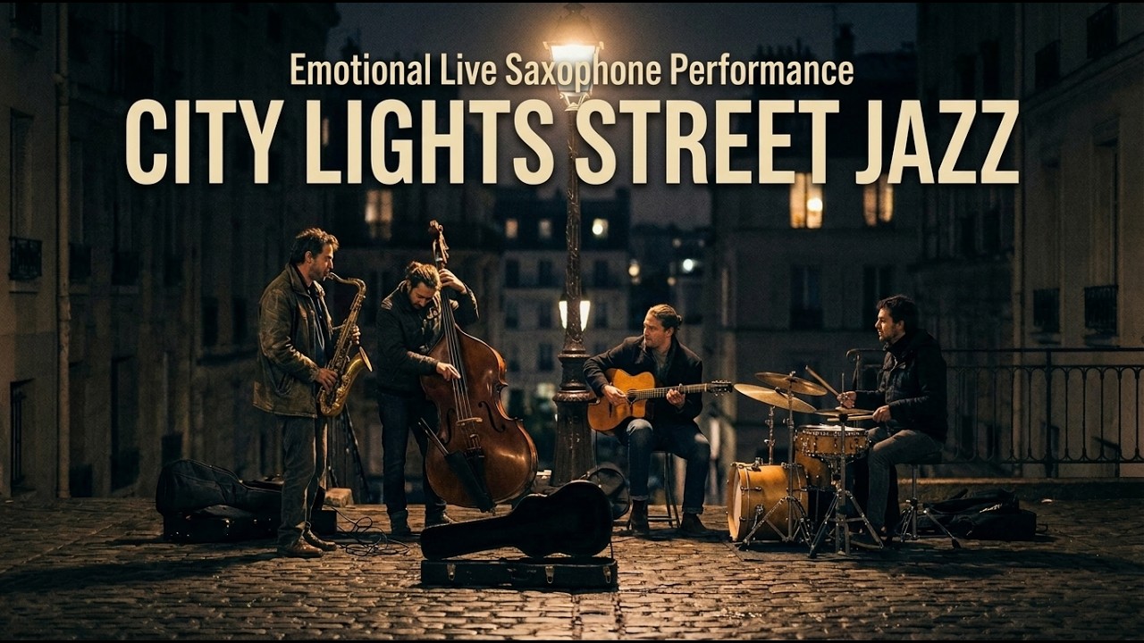 City Lights Street Jazz – Emotional Live Saxophone Performance