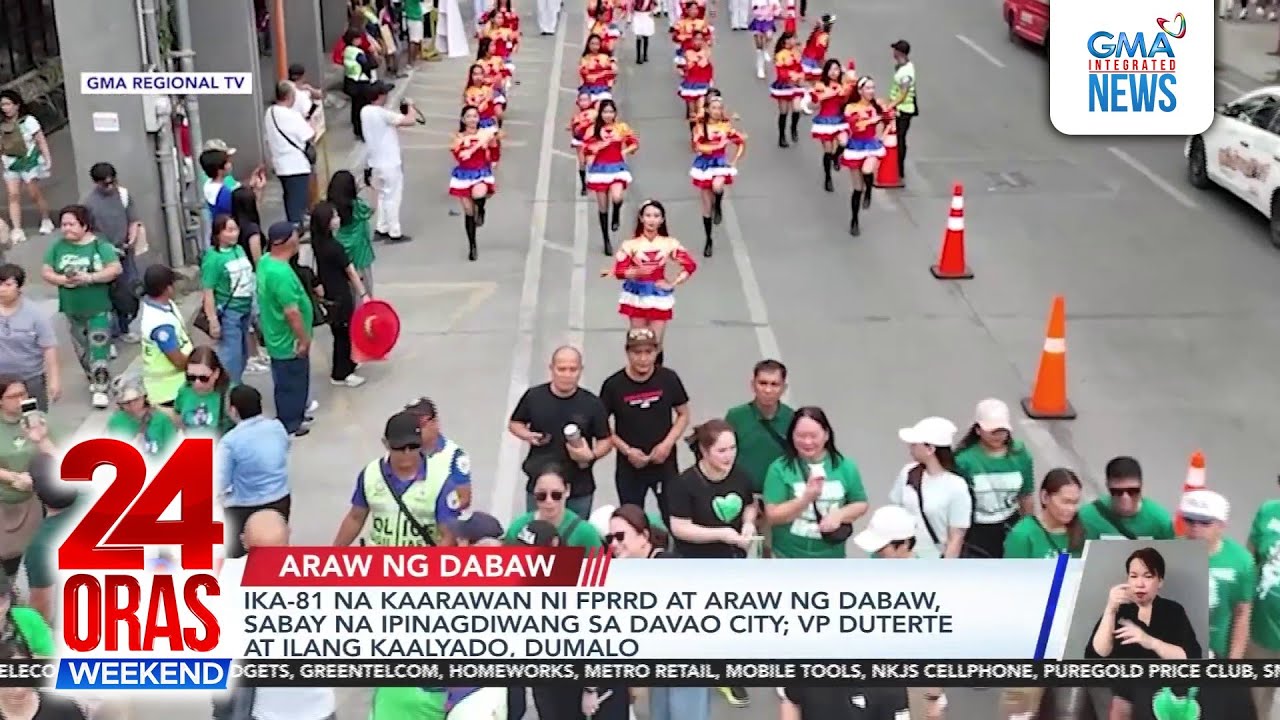 81st birthday ni FPRRD at Araw ng Dabaw, ipinagdiwang sa Davao City | 24 Oras Weekend