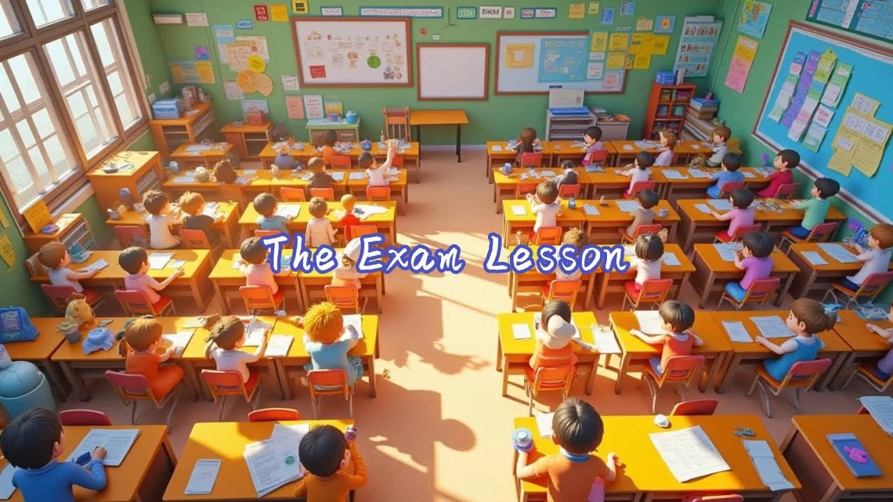 The exam Lesson| Moral story| Story for kids|#animationvideo #disney #fairytalesstory