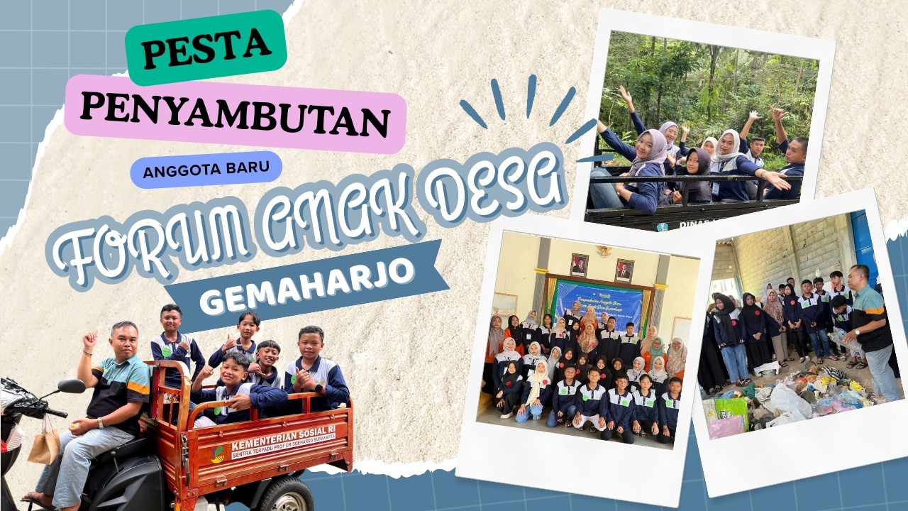 Seruu Naik bentor!! Perkenalan dan Delajah Desa Forum Anak Desa Gemaharjo Watulimo