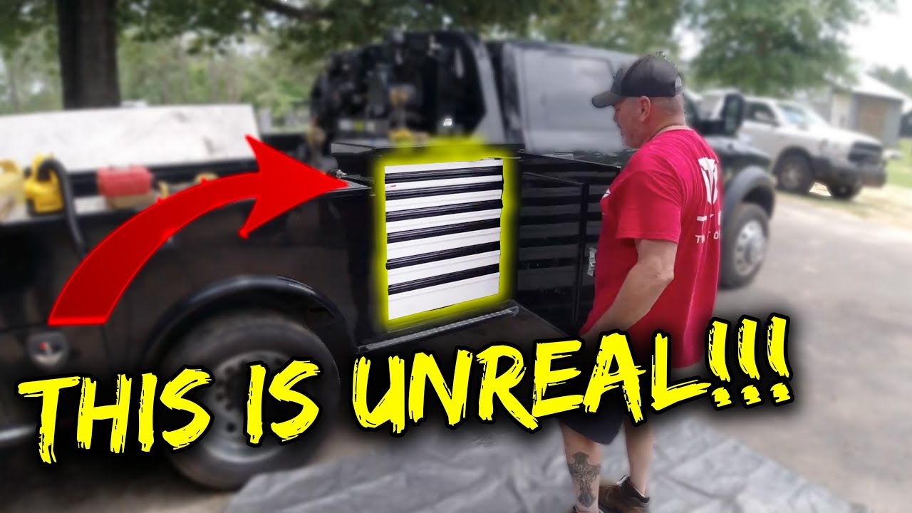 INSANE service truck set up!