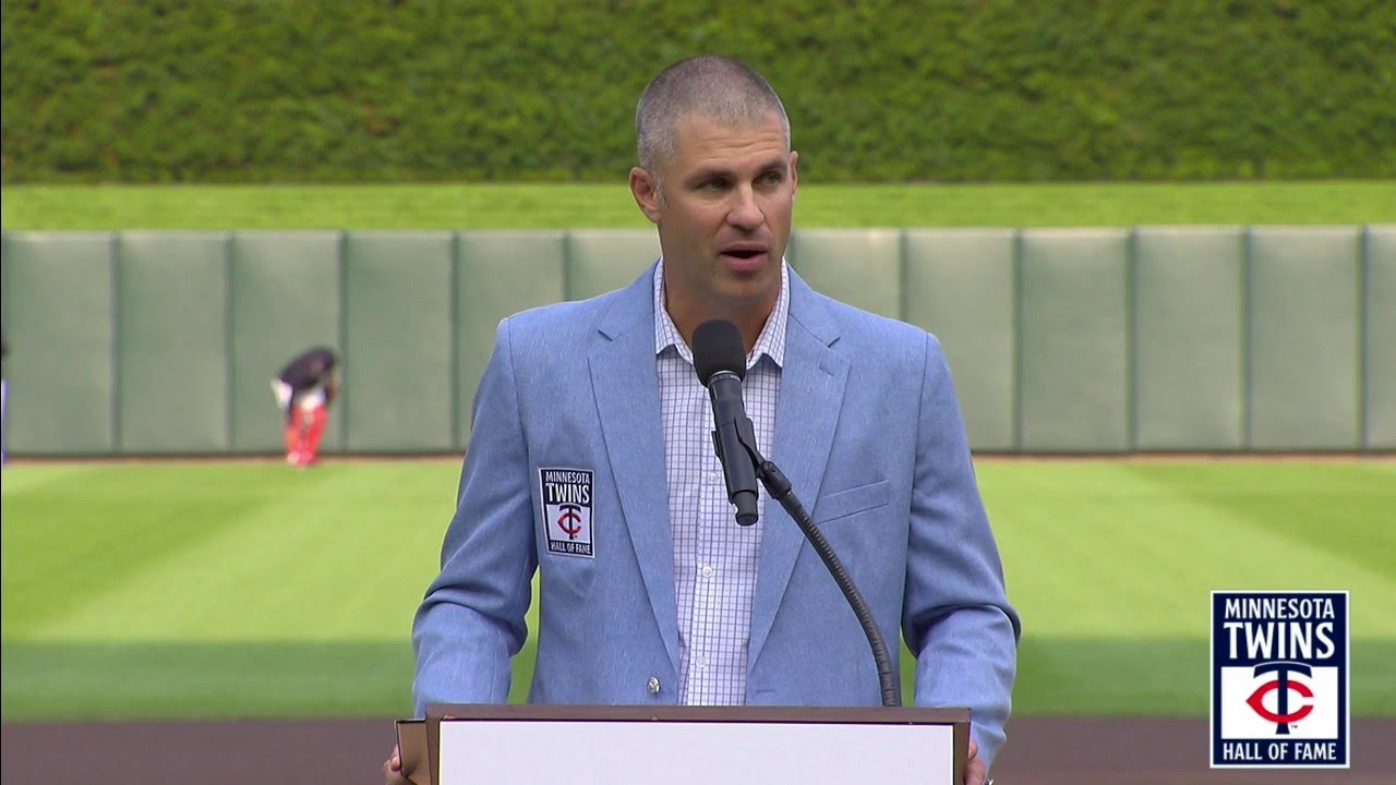 Joe Mauer Minnesota Twins Hall of Fame induction speech