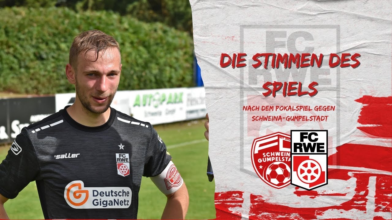 Die Stimmen nach dem Sieg gegen FC Schweina Gumpelstadt | Inside RWE