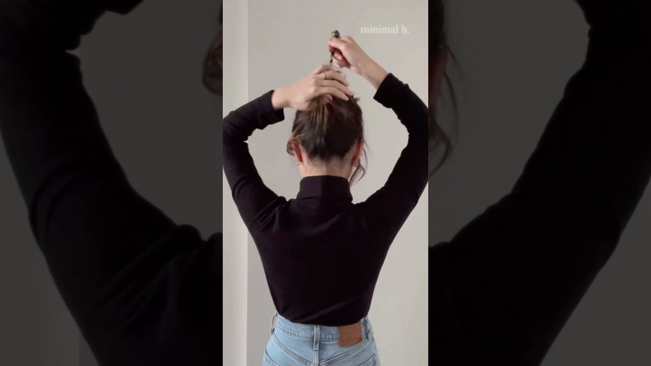 Easy & Simple hair up with Hair Stick