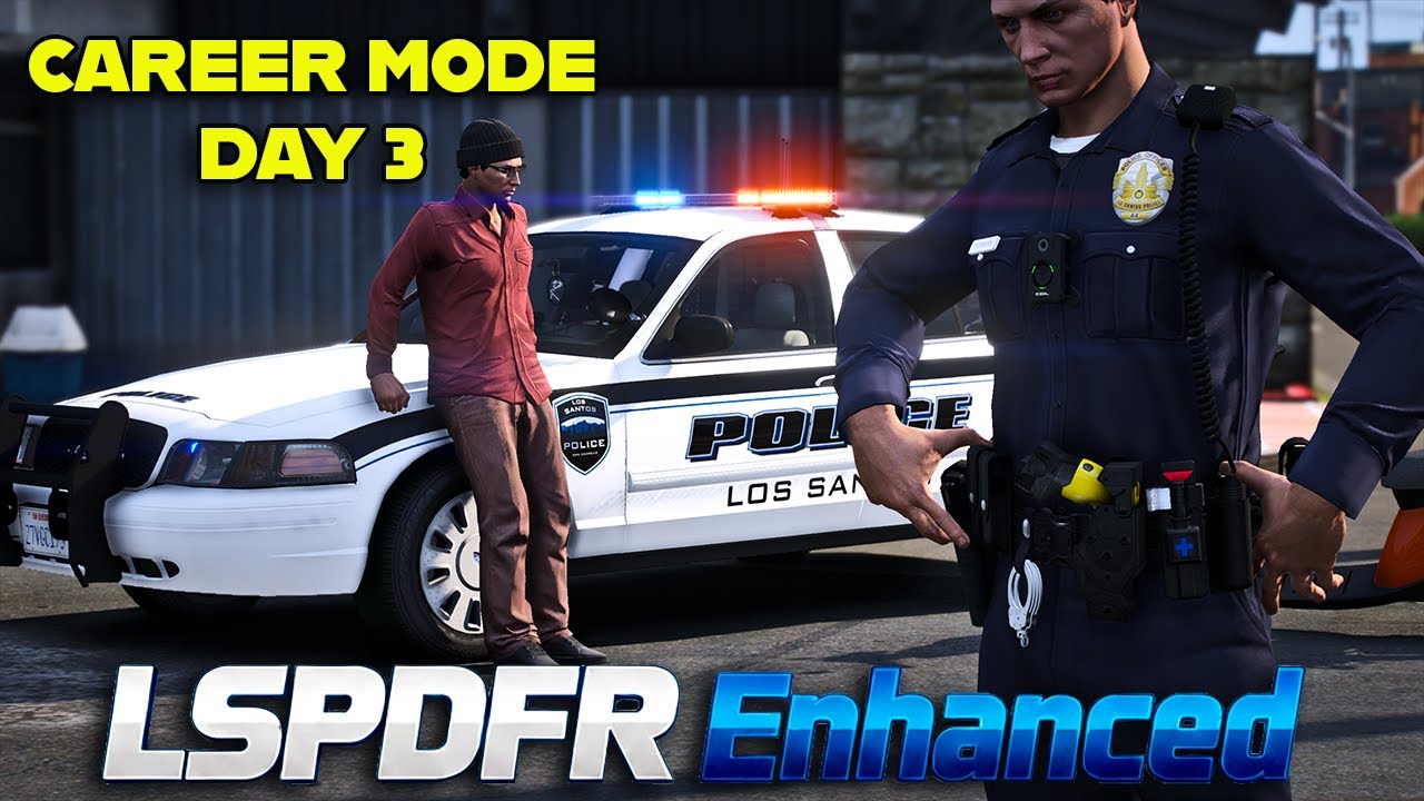 I Modified My Rank File! - Day 3 LSPDFR ENHANCED Police Career Mode
